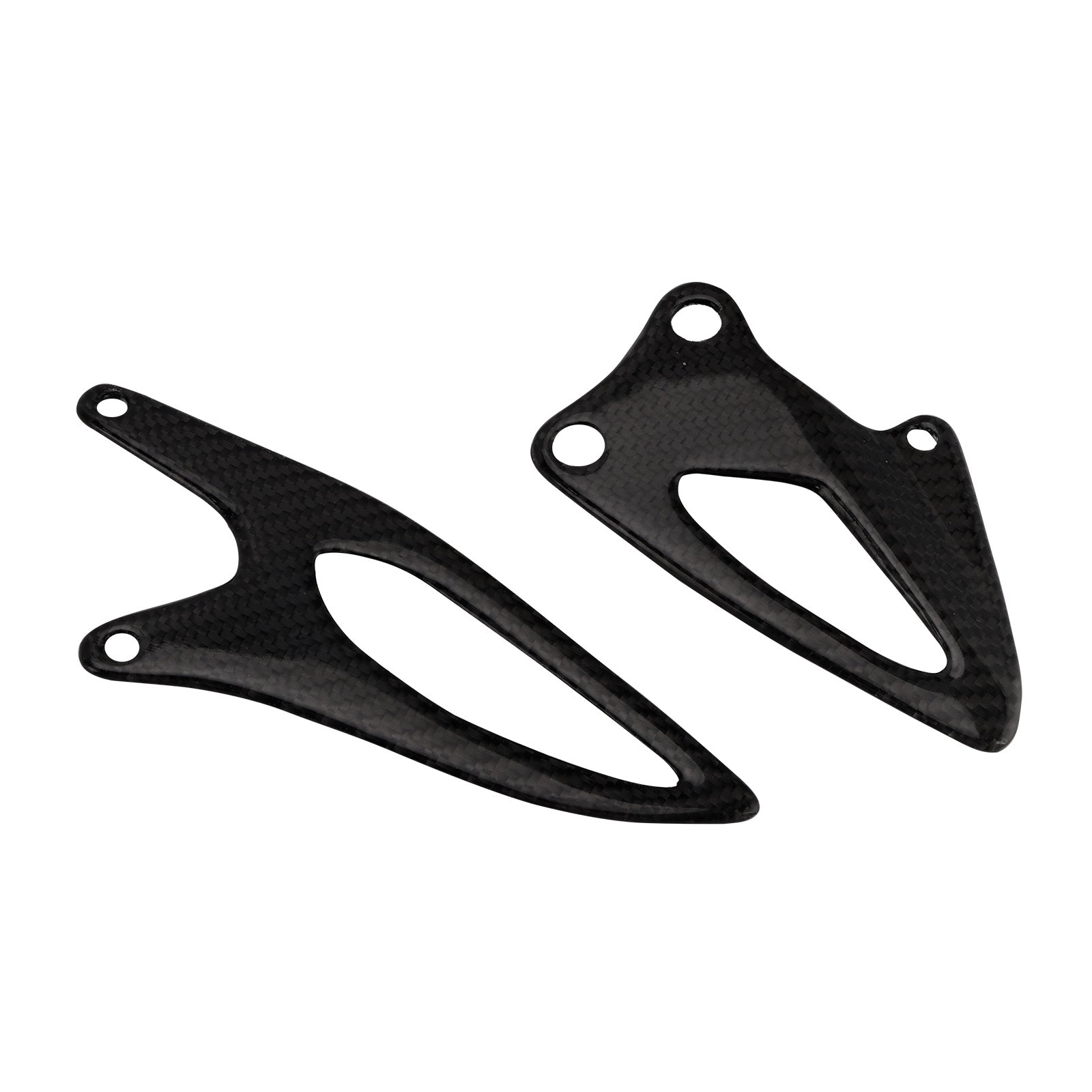 Tablero de protección de pies de fibra de carbono real para Yamaha YZF R1 R1M 2020-2025
