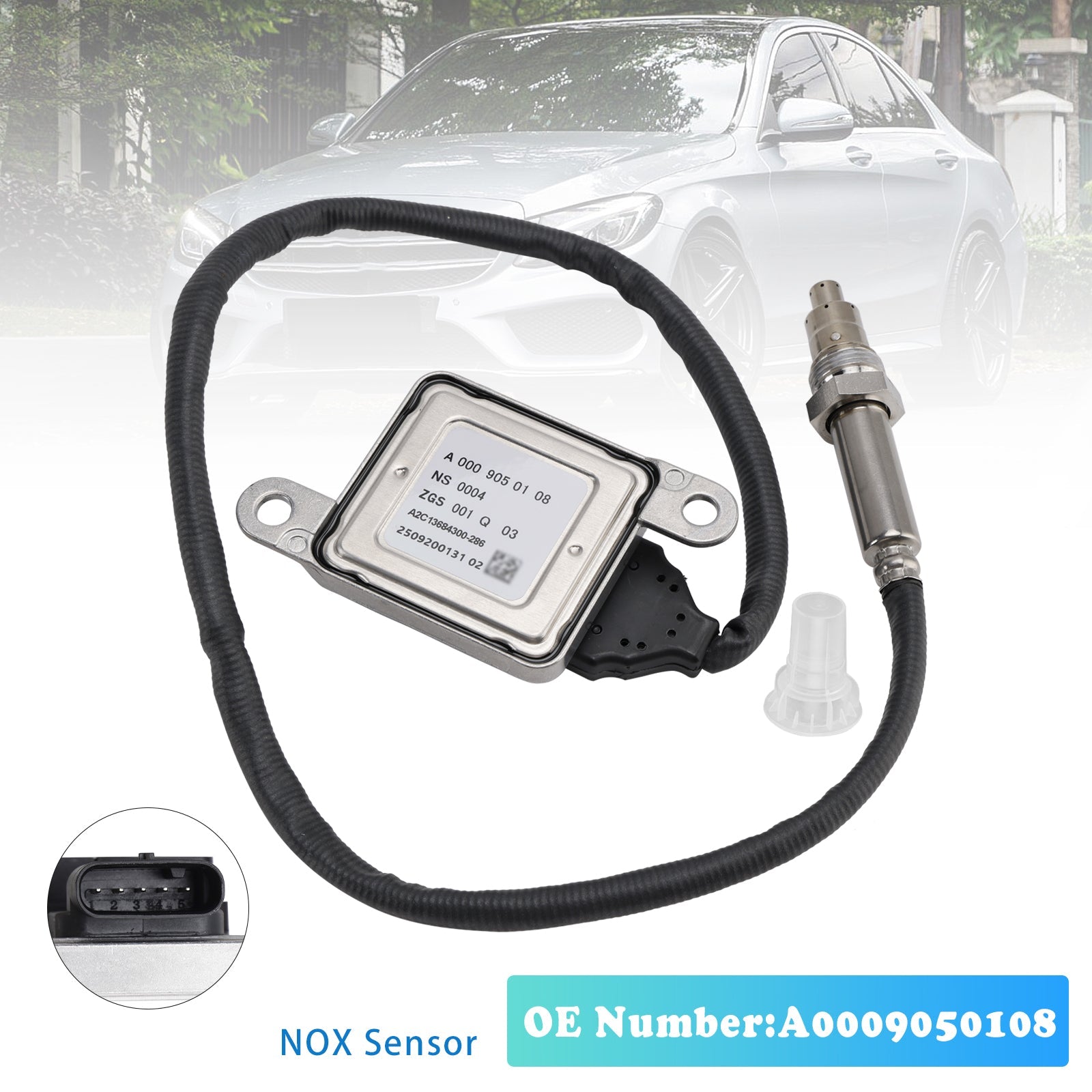 NOx-sensor (NOx-sensor)'zuurstof) Mercedes-Benz W205 W123 S205 W447 A0009050108