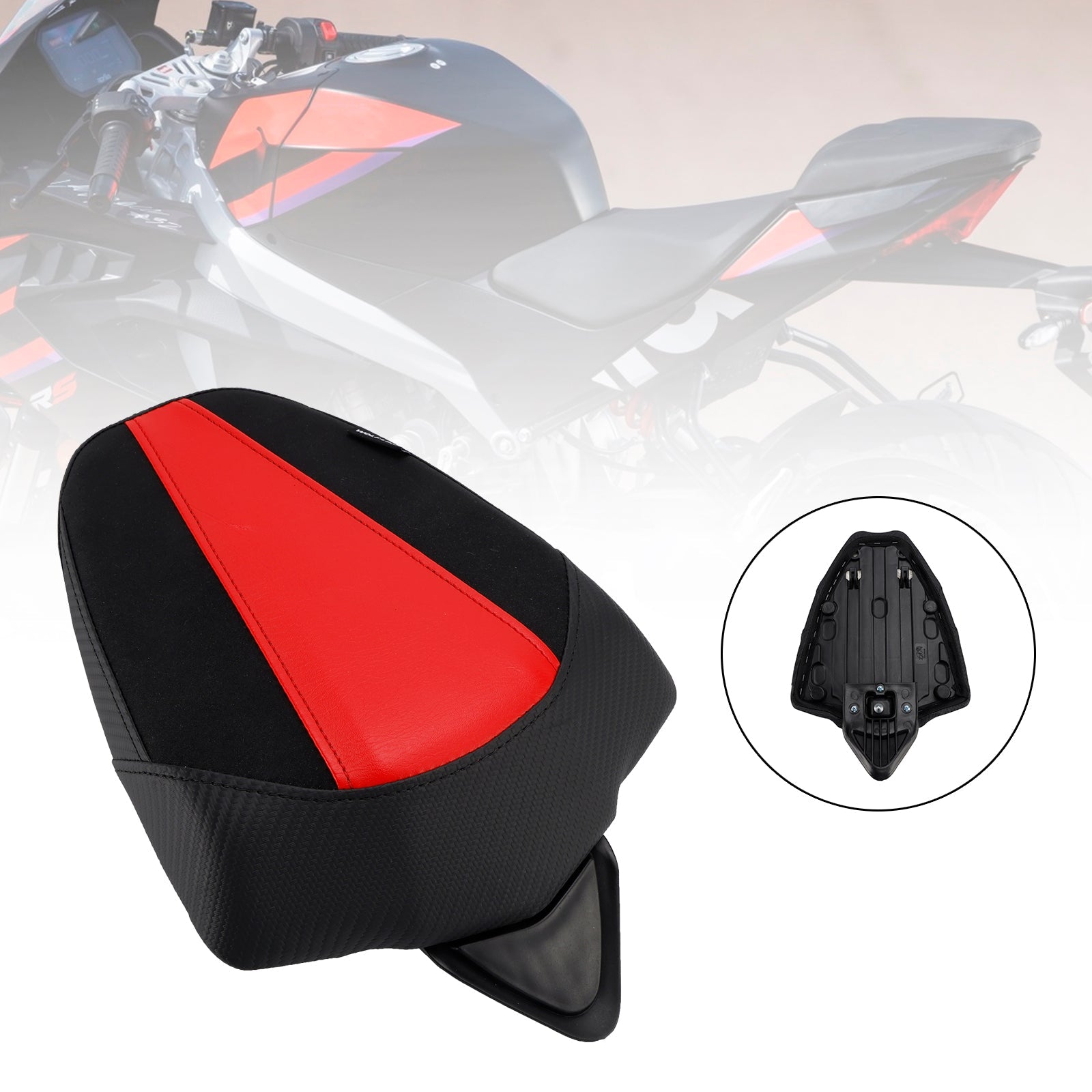 Coussin de selle passager arrière plat pour Aprilia RS457 (2024-2025)