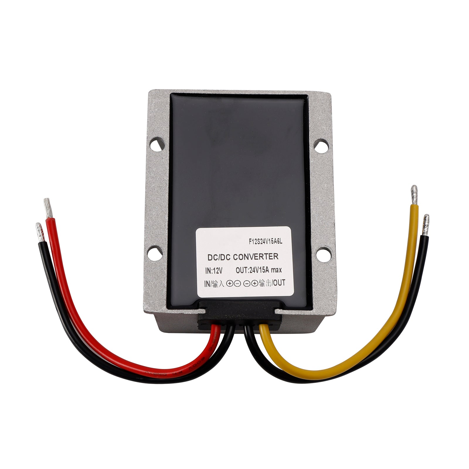 Convertisseur régulateur d'alimentation élévateur étanche DC 12 V à 24 V 360 W 15 A