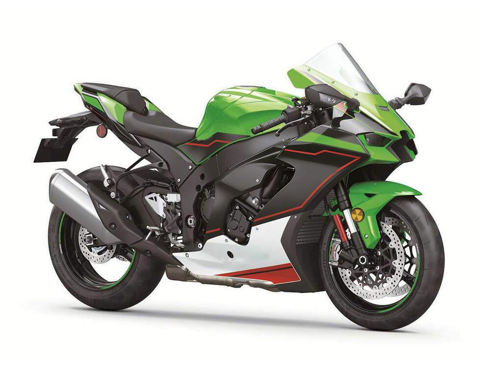 Kit de carénage injecté en plastique ABS compatible avec Kawasaki ZX-10R / ZX10RR 2021-2025