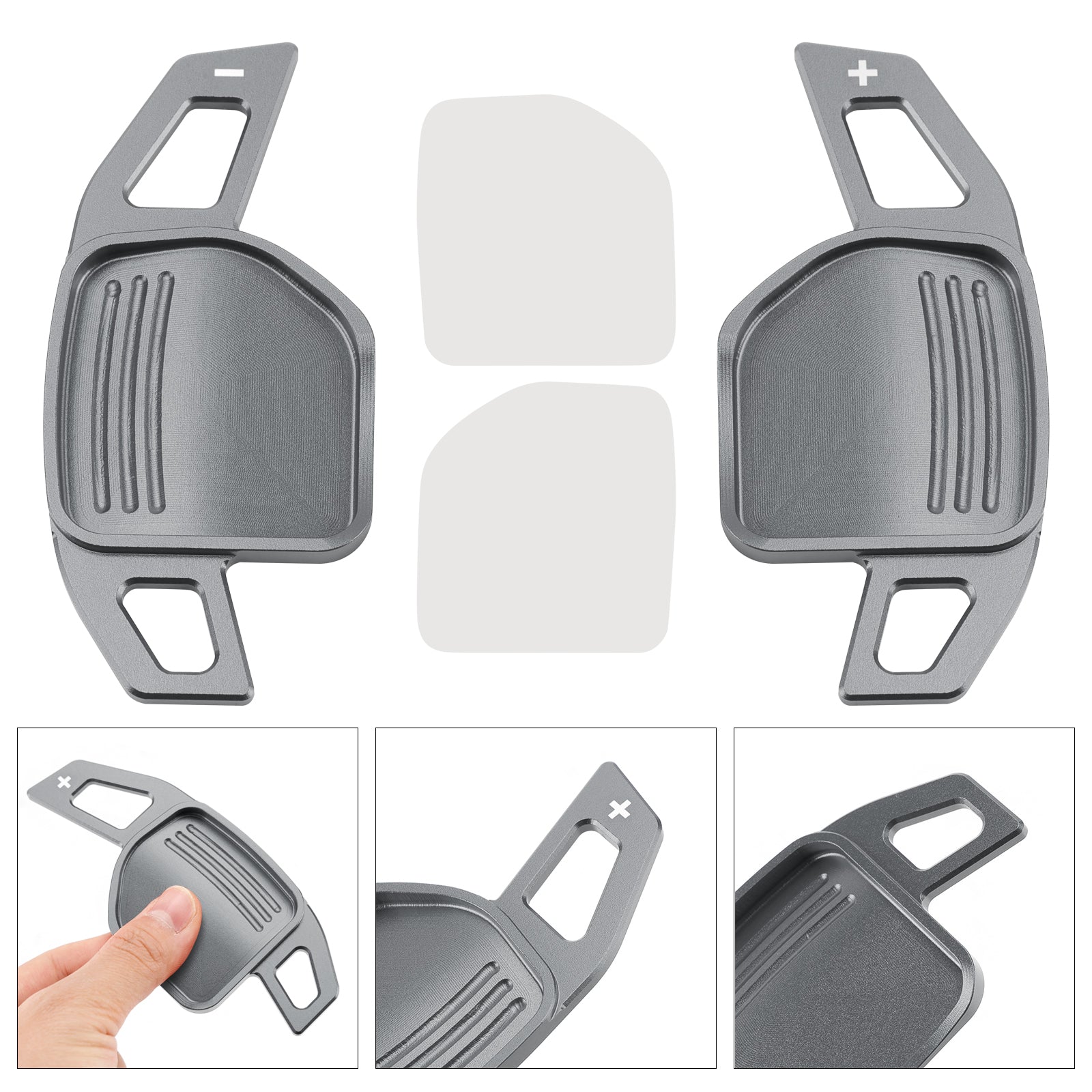 Palettes de changement de vitesse au volant pour Audi A3 A4 A5 A6 TT Q5 08-14 en aluminium