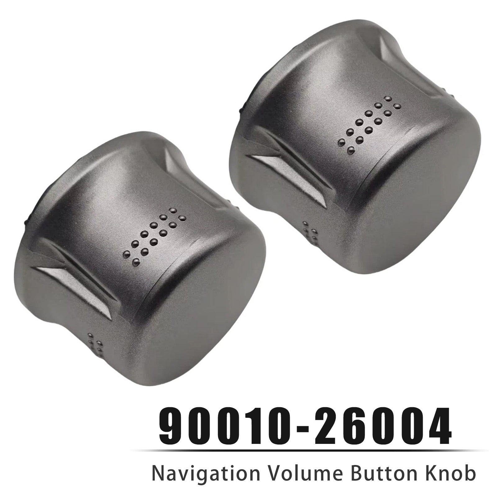 Bouton de volume et de navigation (2 pièces) 90010-26004 pour Toyota Highlander 2009-2015