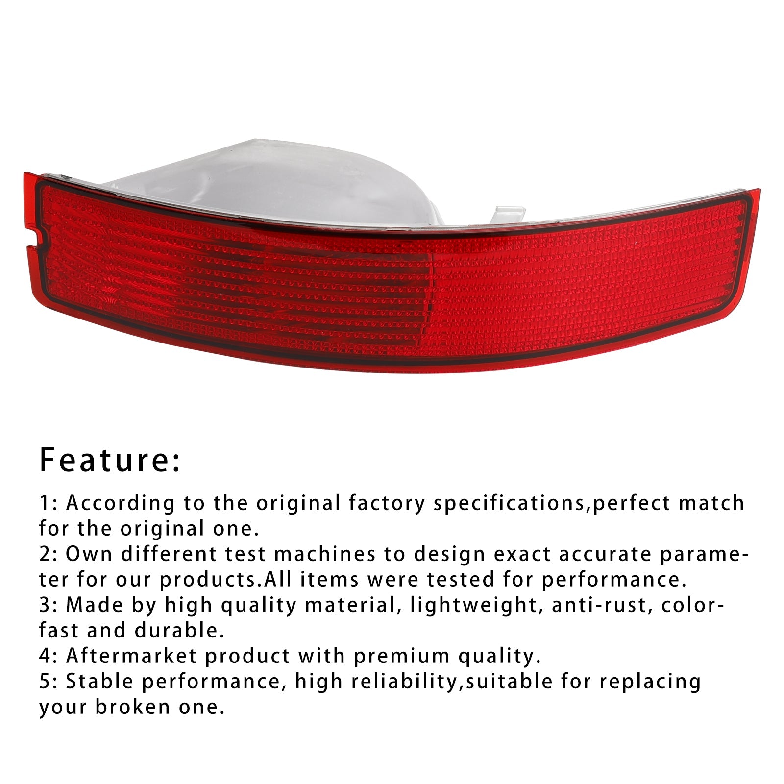 Réflecteur de feu antibrouillard arrière gauche Volvo XC90 MK1 2007-2014 30678970