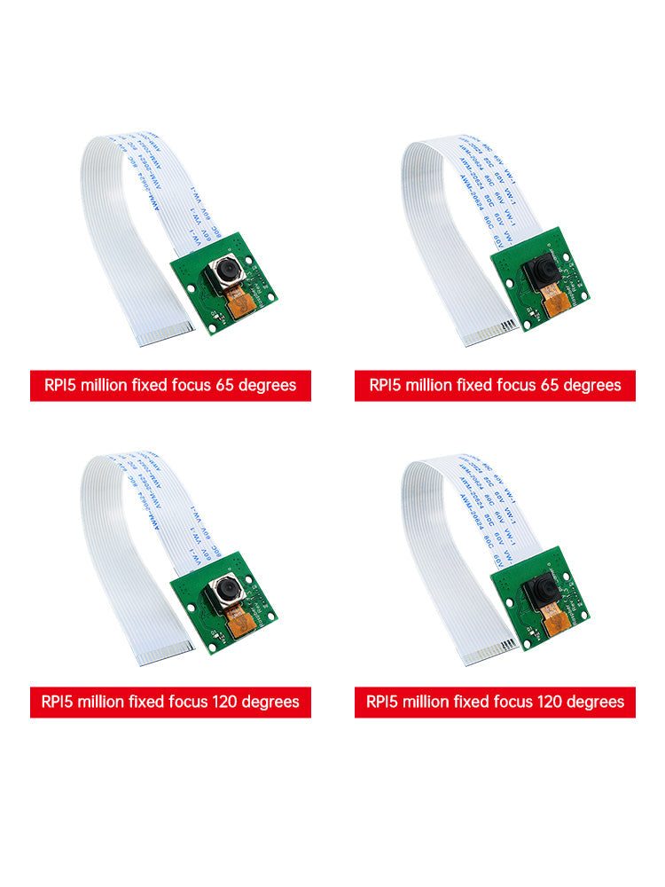 Raspberry Pi 4B Camera 5 miljoonaa HD OV5647 HD, kiinteä/automaattinen kehityskameramoduuli
