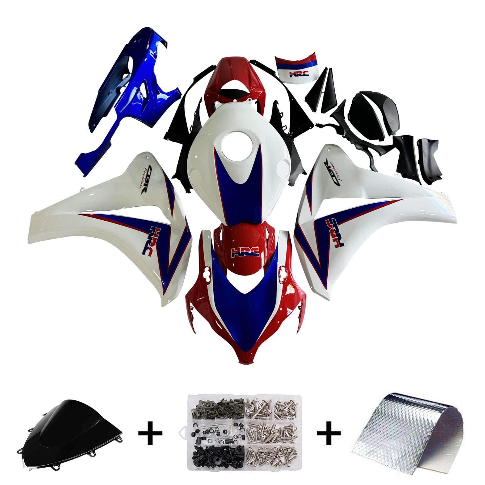 ABS Plastic Kairing Kit voor Honda CBR1000RR 2008-2011