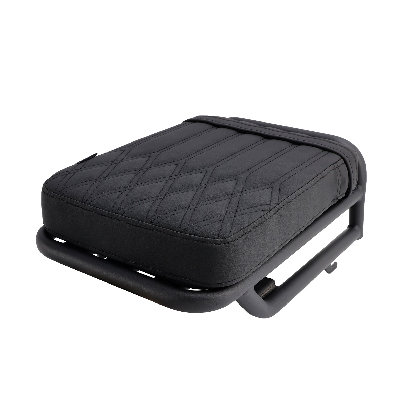 Musta litteä matkustaja satula Honda CT125 Hunter Cub 2020-2023