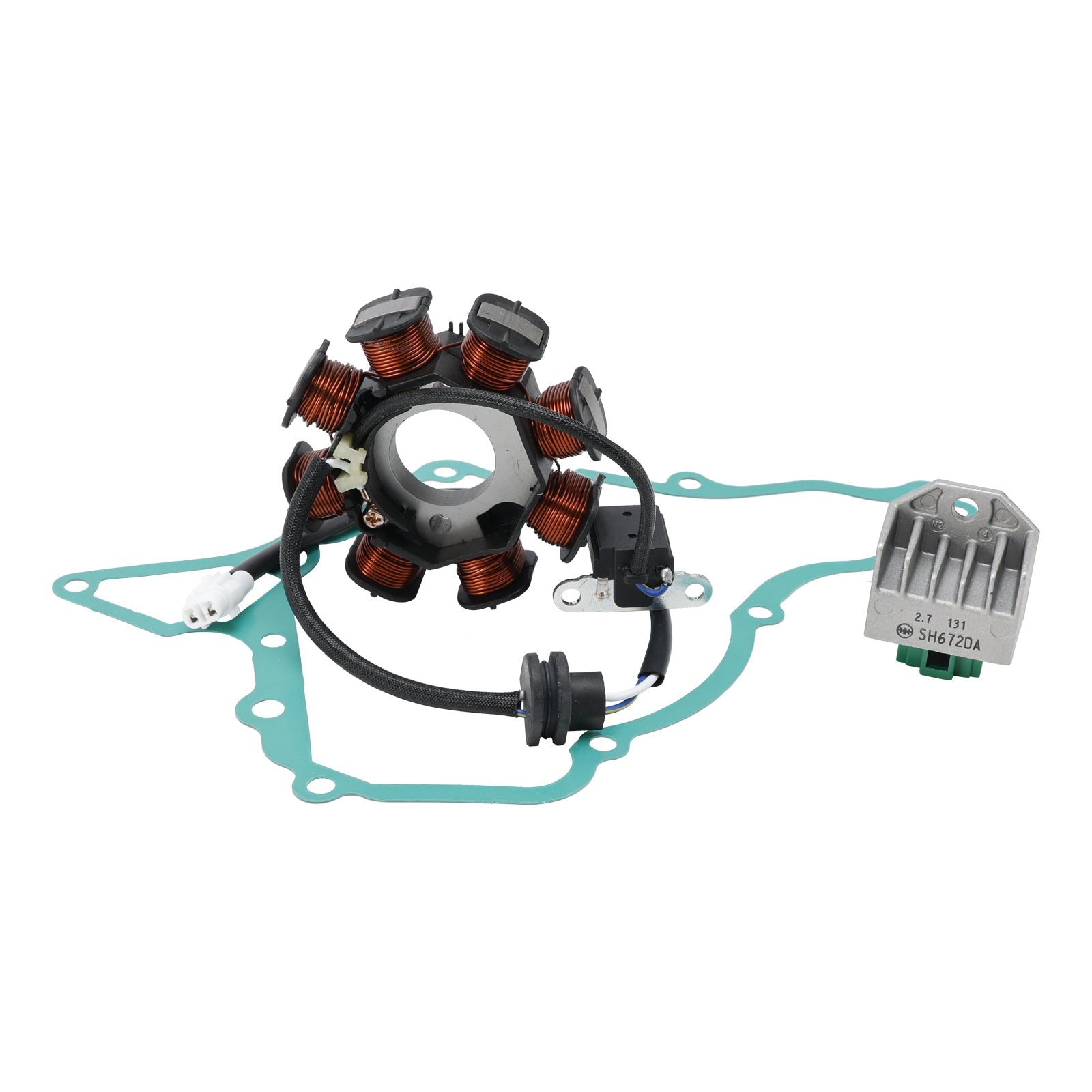 Kawasaki 2010 KLX110 2010-2024 Regolatore statore alternatore con guarnizione 21003-0097