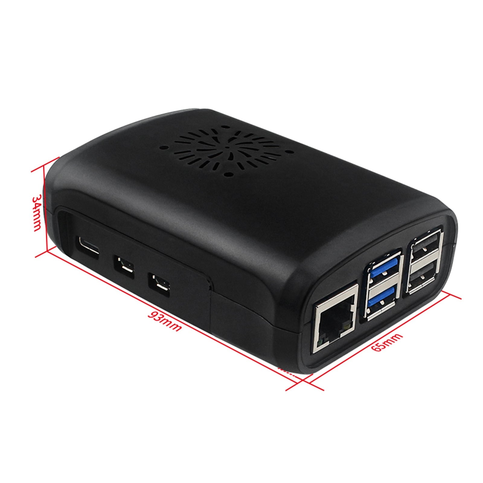 Beschermingsschaal gegoten door ABS -injectie voor frambozen PI5/5B met actieve radiator