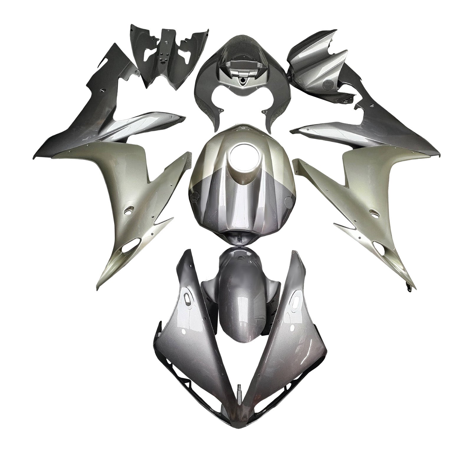 Kit carenatura iniettata in plastica ABS per Yamaha YZFR1 YZF-R1 2004-2006