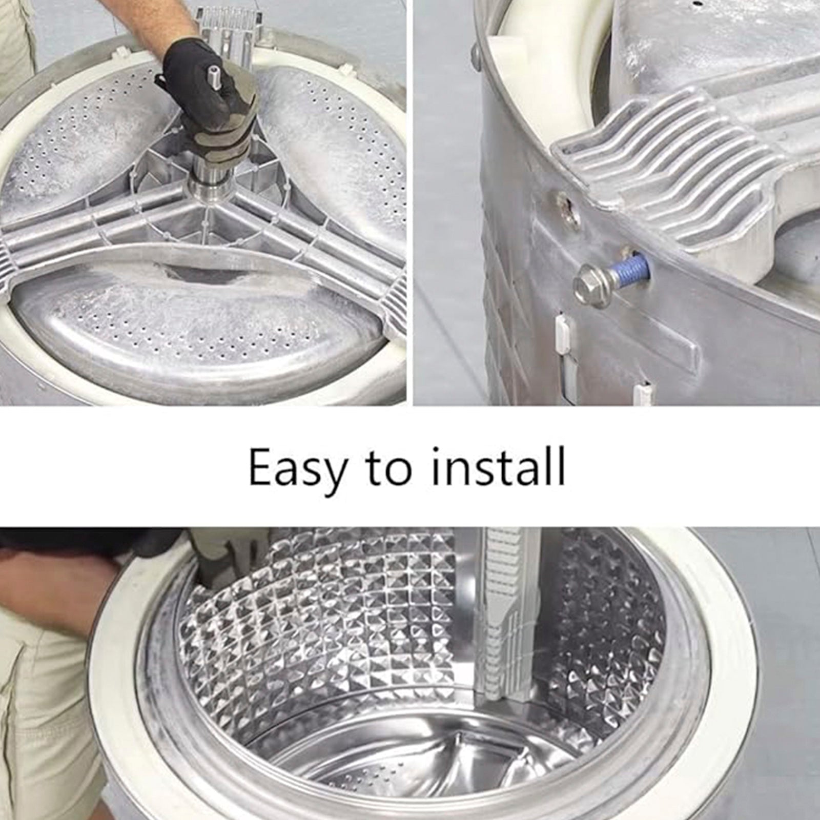 Eje de brida de montaje para Samsung DC97-17004B, brazo de araña para lavadora, 6 tornillos