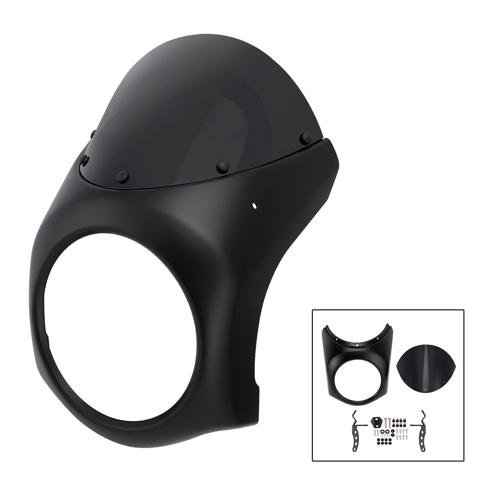 Fiera del parabrezza del faro per eliminatori Kawasaki 500 2024-2025