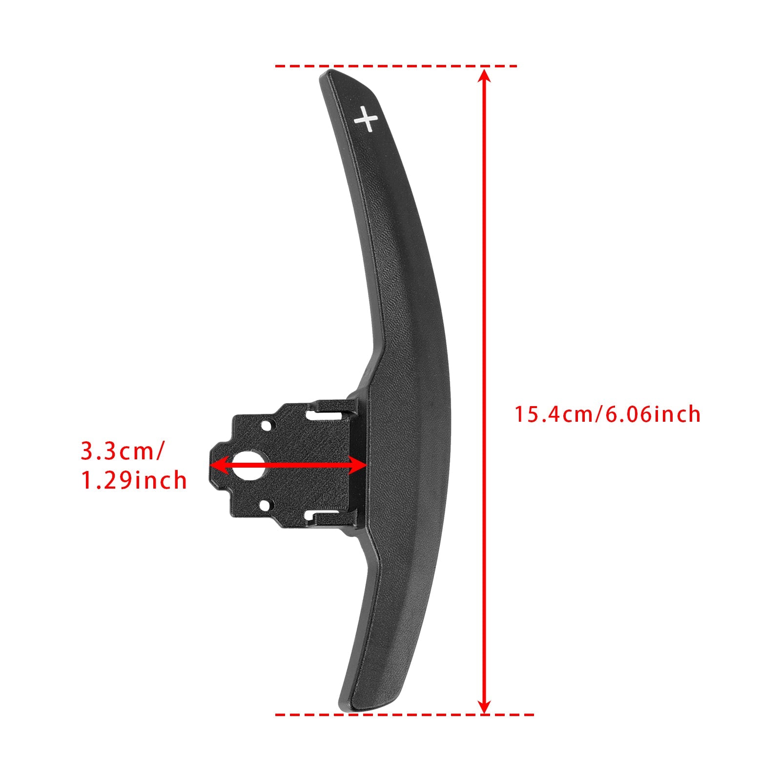 Wydłużenie palet zmiany prędkości dla serii BMW F30 F31 F32 F10 x3 X5 Black Aluminium