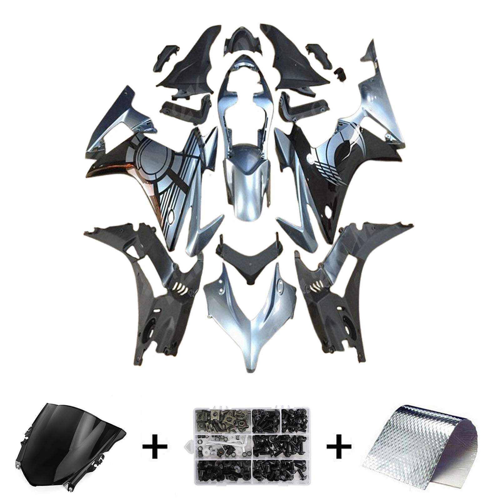 Injectiekuipset Honda CBR500R 2013-2015 ABS kunststof carrosserie