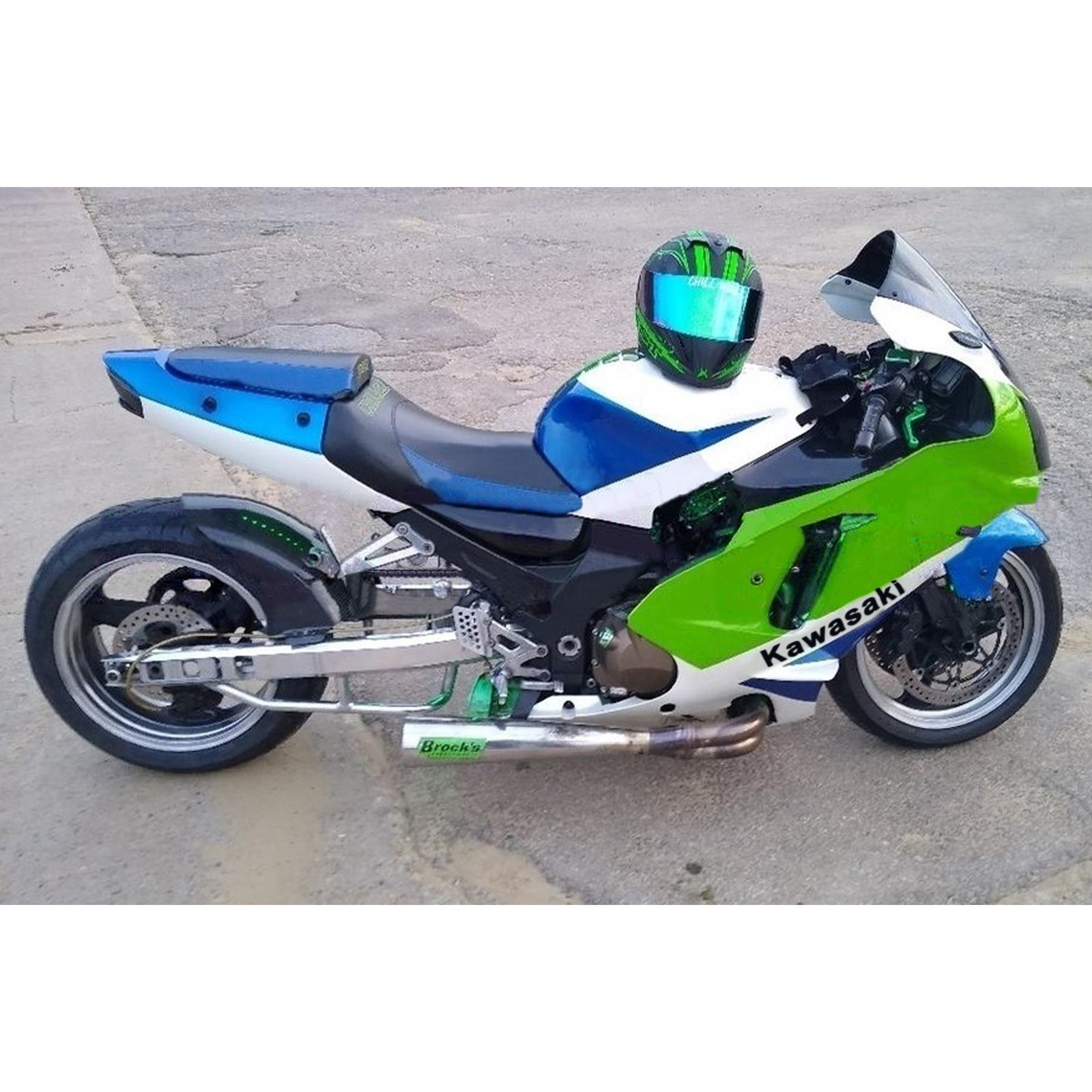 Vbrizgavanje kompleta za karoserijo plastični abs, ki je primeren za Kawasaki ZX12R 2002-2005