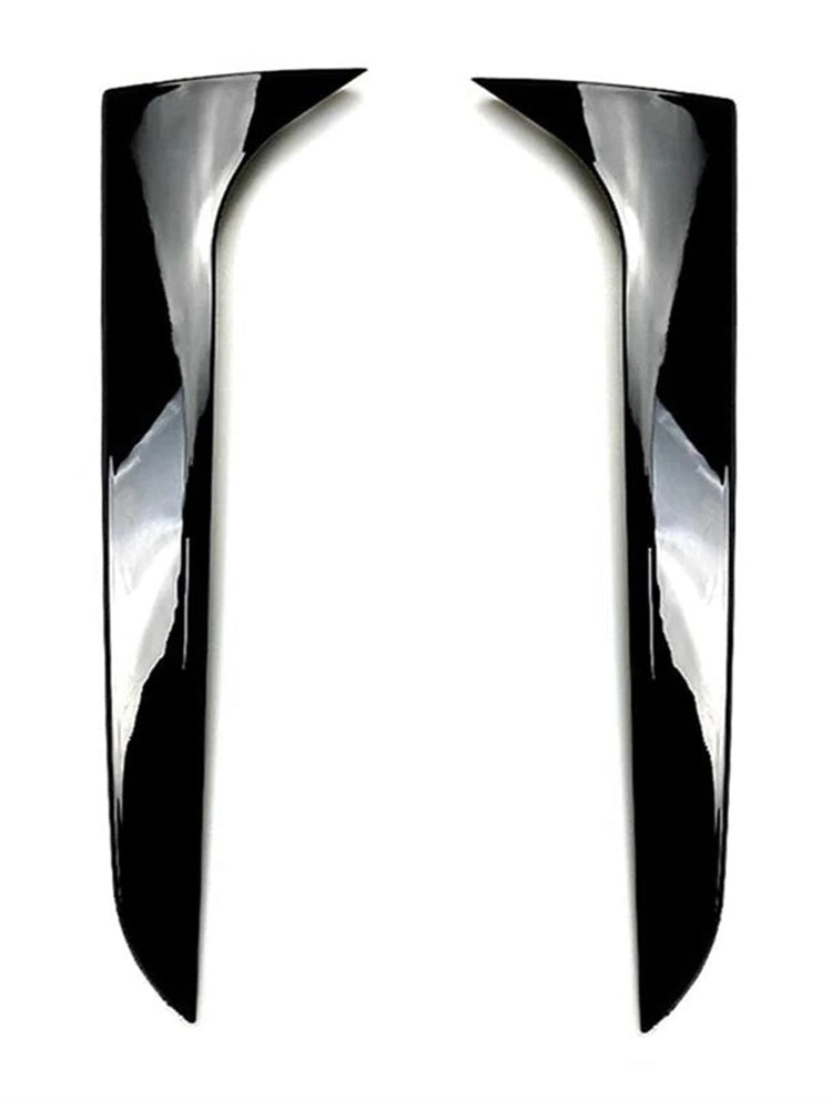 Paire de becquets latéraux de lunette arrière noir brillant pour Audi A4 B8 Avant 2009-2016