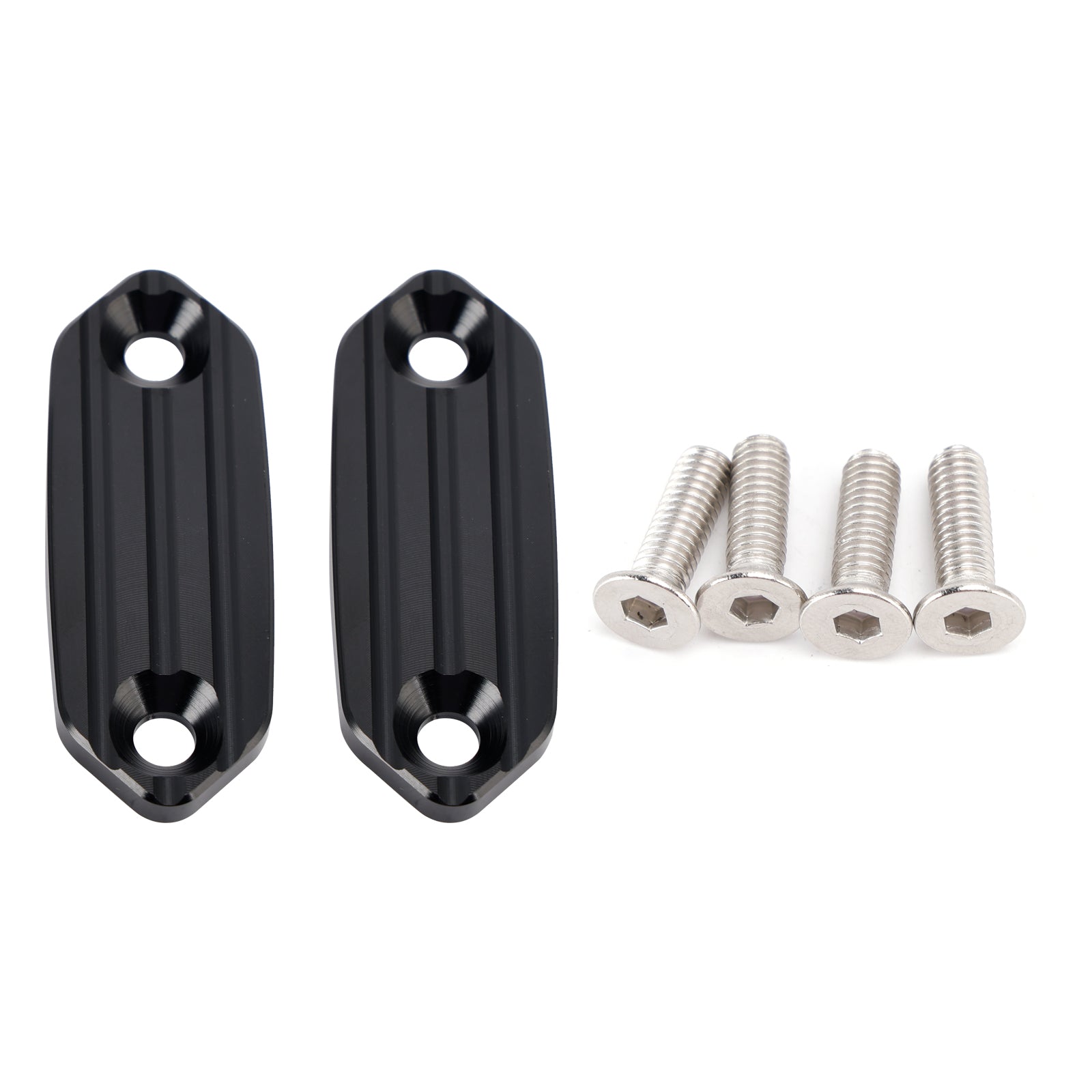 PLAQUES DE MASQUE DE RÉTROVISEUR EN ALUMINIUM POUR KAWASAKI NINJA ZX6R ZX-6R ZX 636 2013-2026