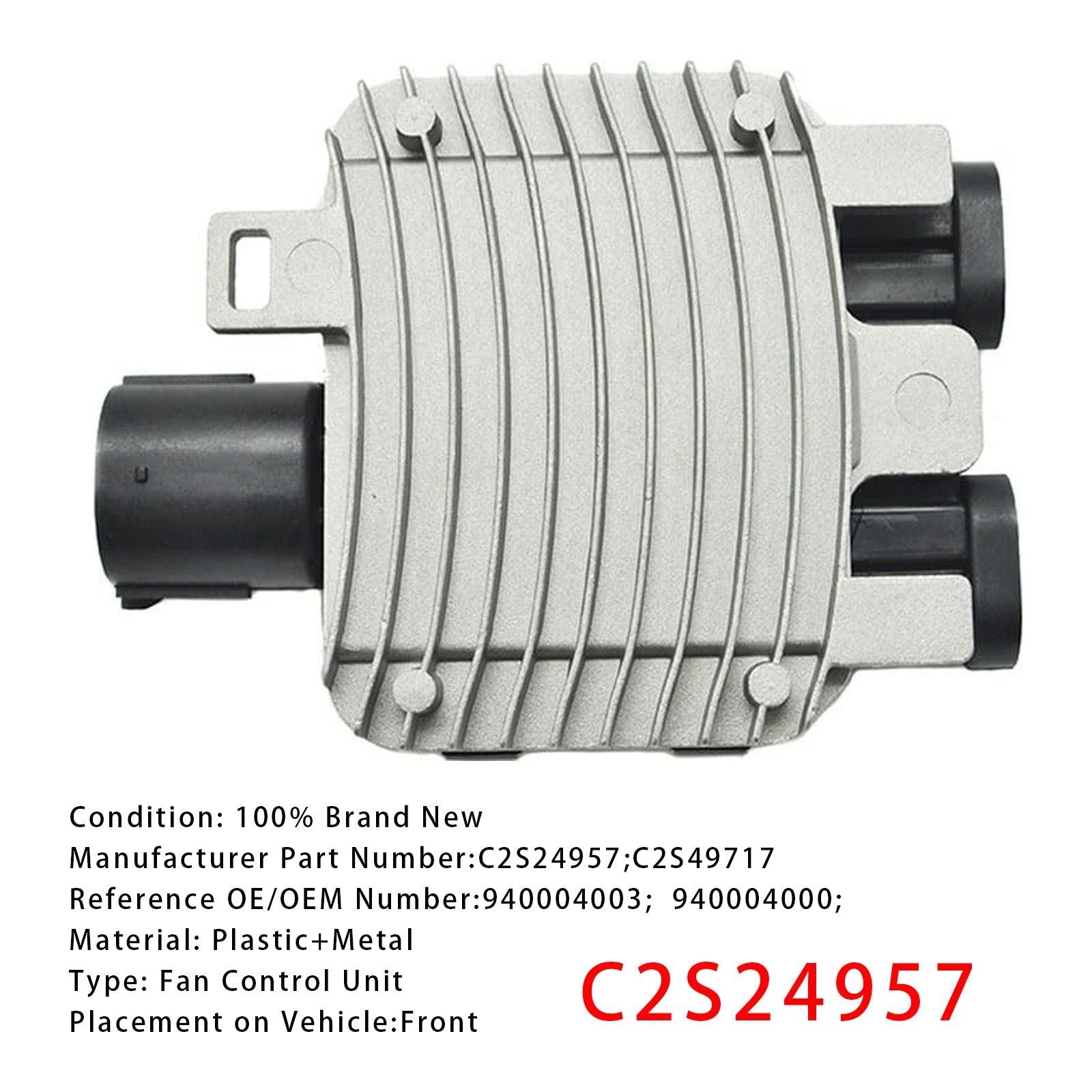 Módulo de control del ventilador del radiador C2S24957 para Jaguar X-Type 2.5L 3.0L V6 2001-2008