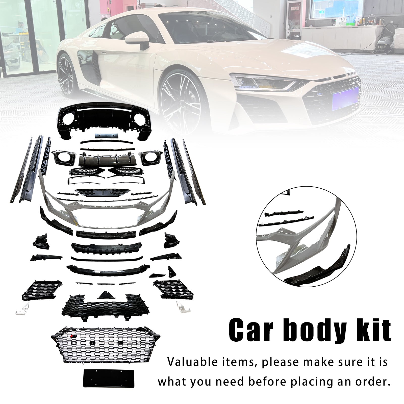 Hiilikuitukorisarja Audi R8 4S:lle (2016-2020) - 2021-2024