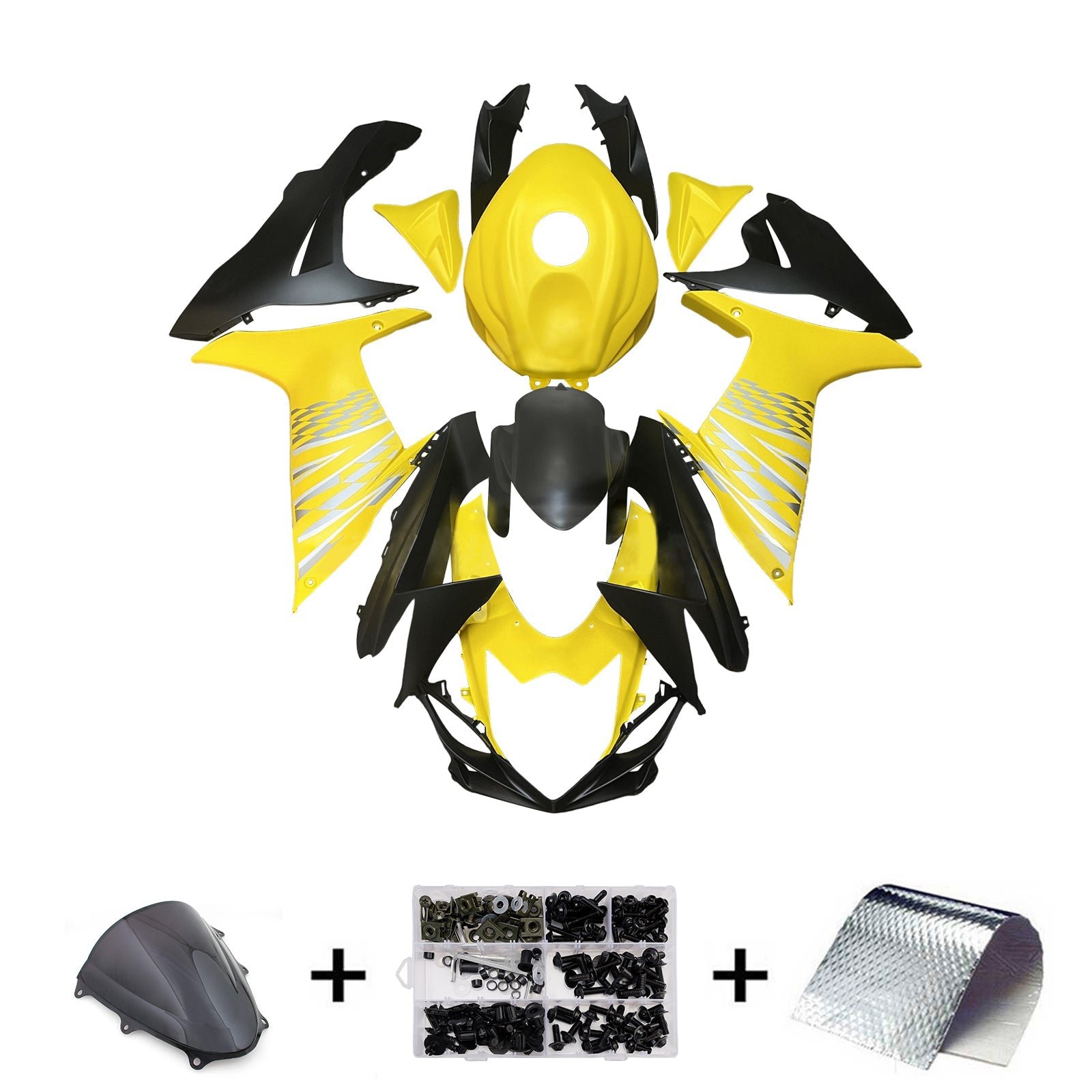 Kit di carenza iniettato in plastica ABS per Suzuki GSXR 600/750 2011-2025 K11