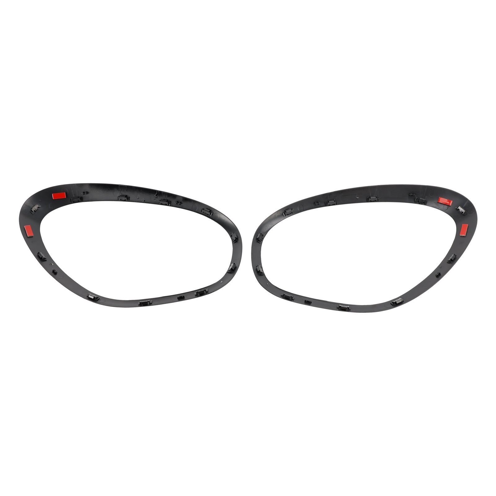 2011-2016 Mini Cooper R60 Countryman (sotto-modello : base, S, s all4) 2 fari neri lucenti con anello decorativo