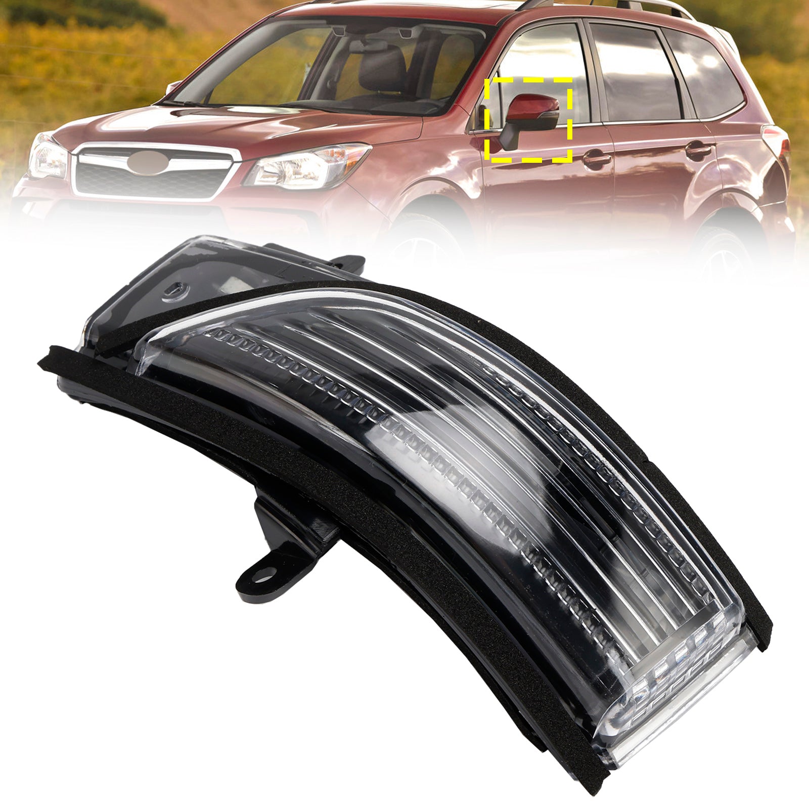 LED-LED-vasen peilivalon ilmaisin Subaru Foresterille 2014-2015