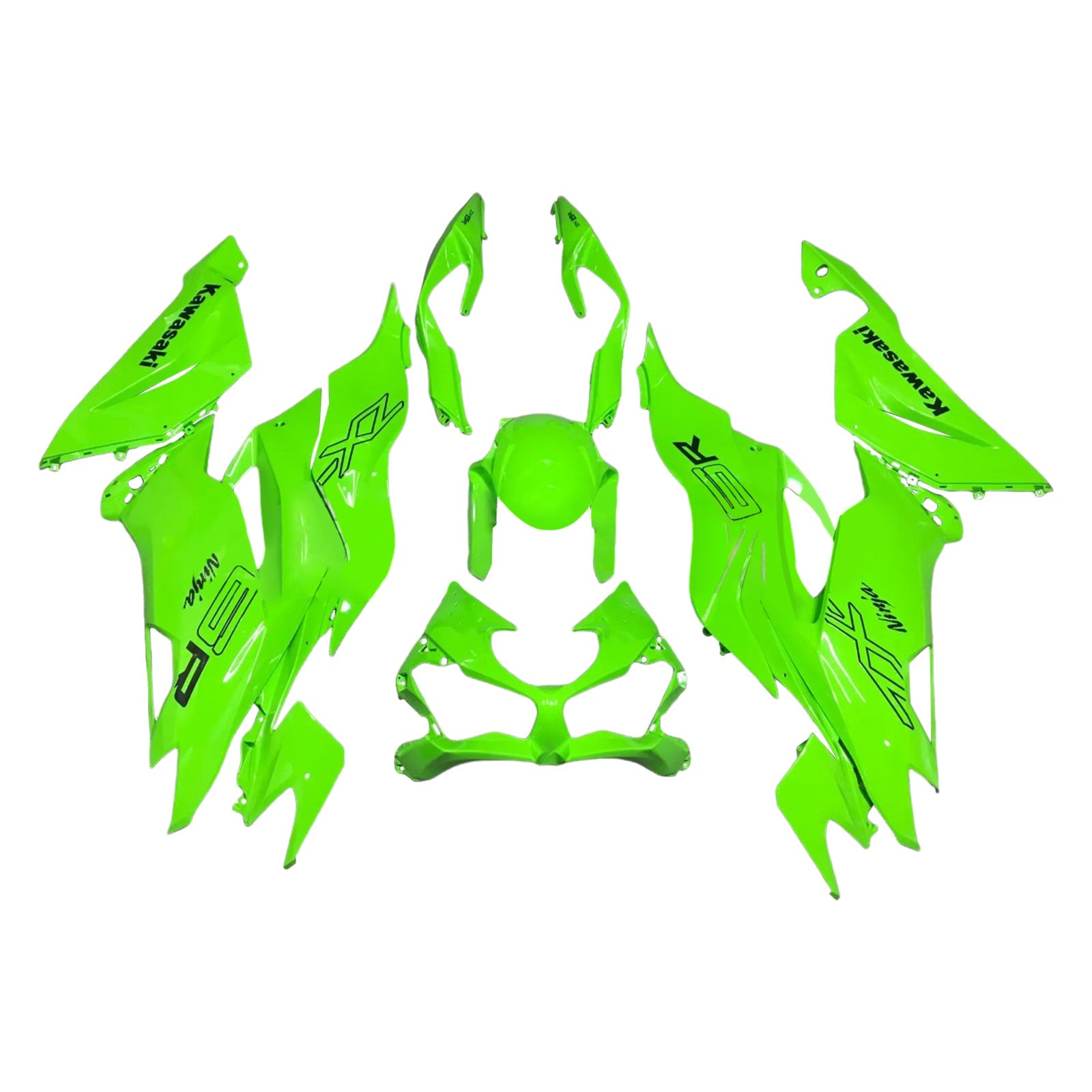 KAWASAKI ZX6R 2019-2023 komplet za vbrizgavanje, plastična karoserija ABS