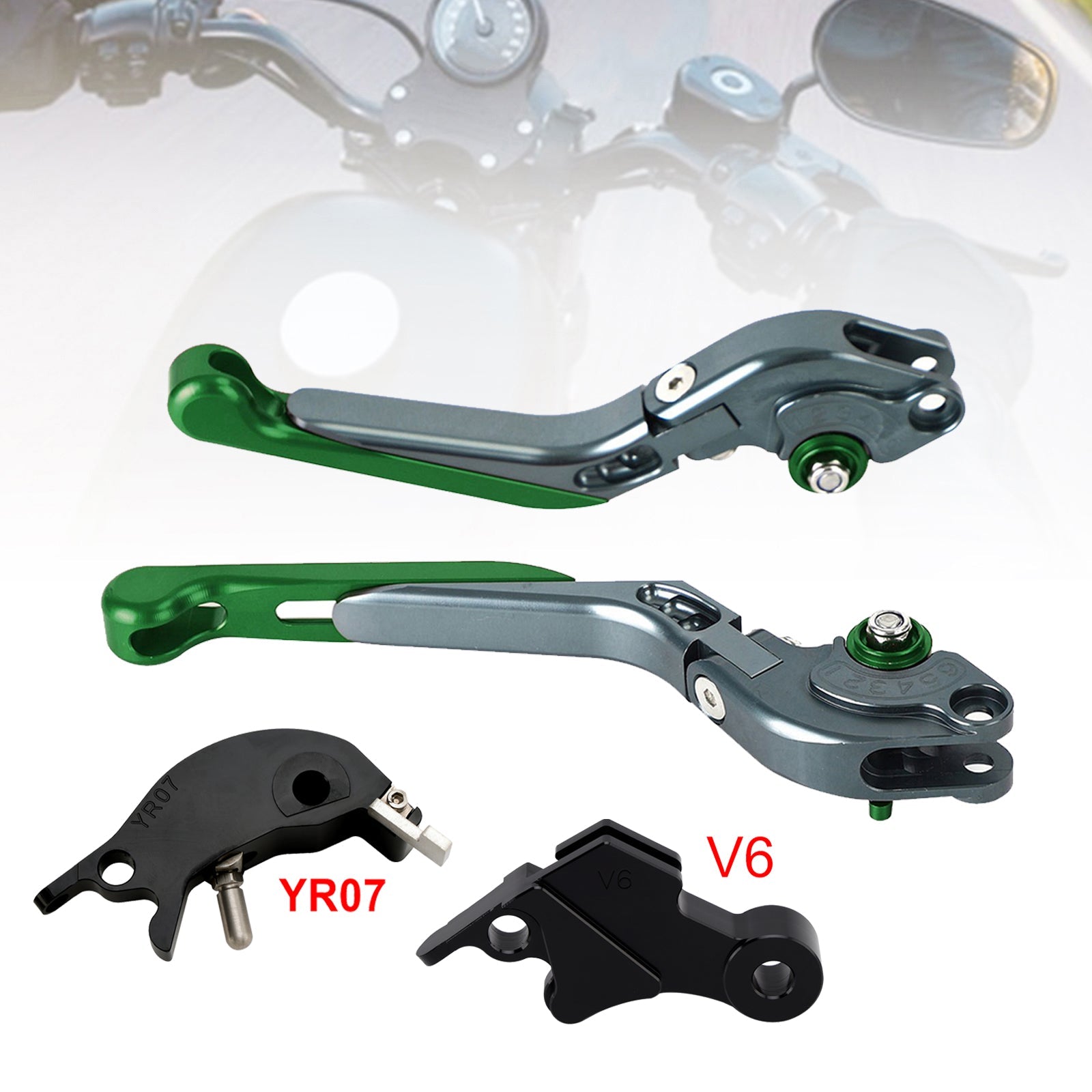 Levier de frein et d'embrayage réglable compatible avec YAMAHA XSR900 XSR900GP MT-09 2024-2025