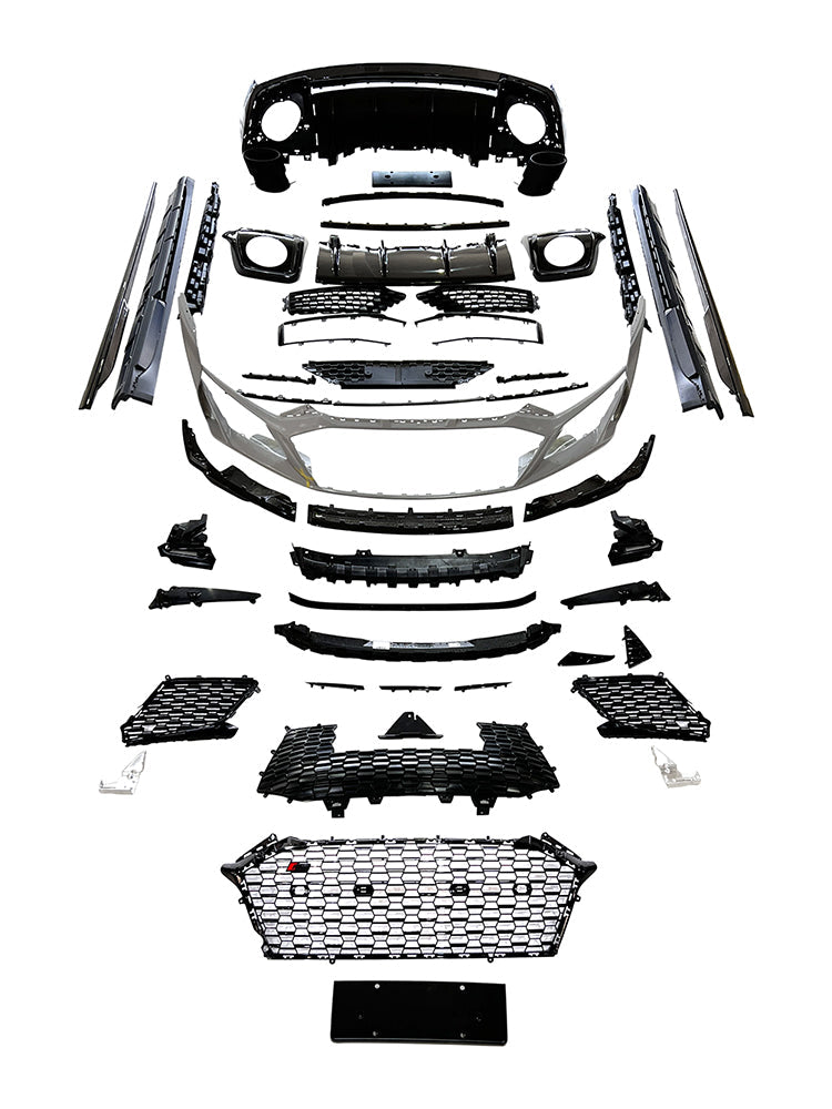 Kit carrosserie en fibre de carbone pour pare-chocs avant, compatible avec AUDI R8 4S 2016-2020 et 2021-2024.