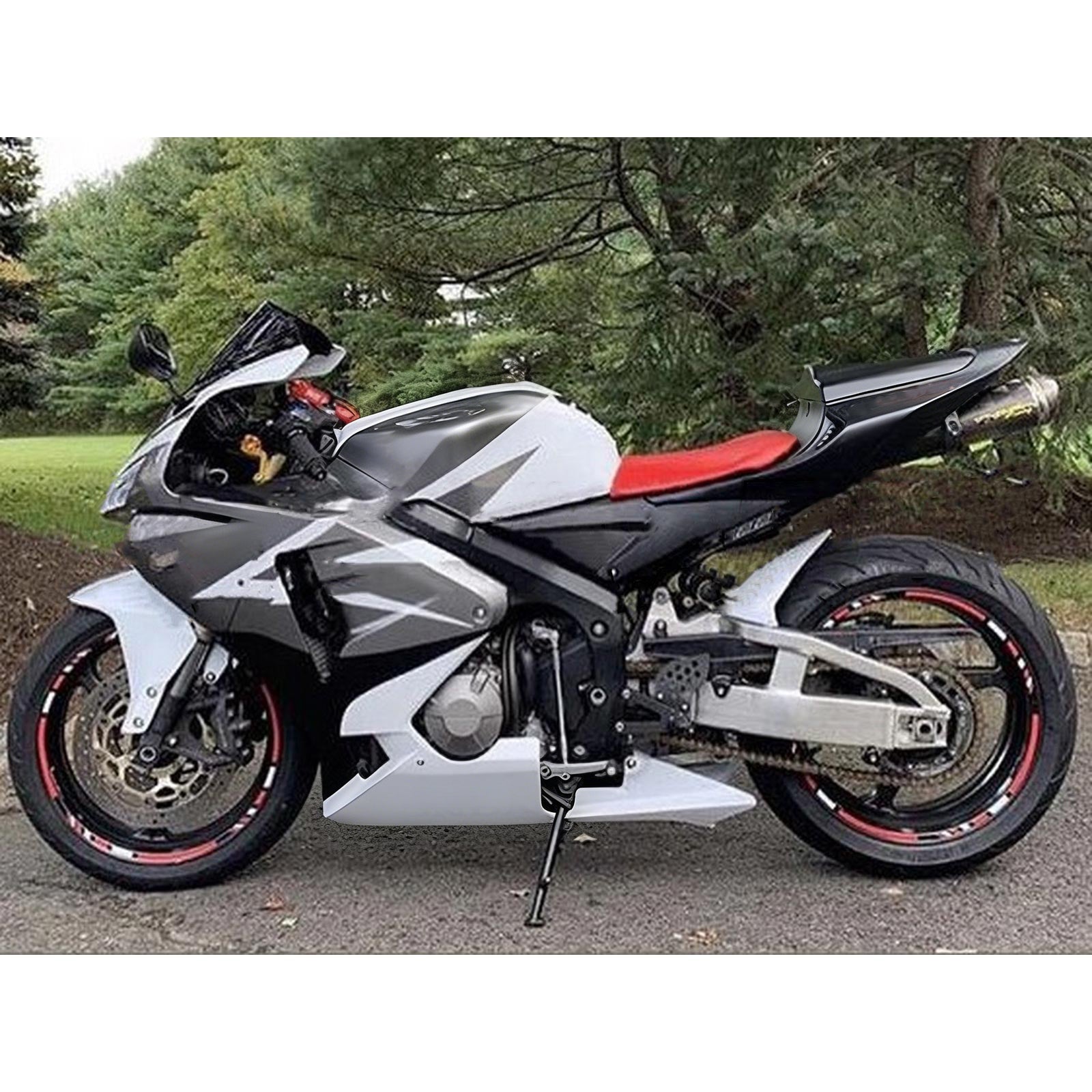 Kit de carénage par injection, carrosserie en plastique ABS pour Honda CBR600RR 2005-2006 F5