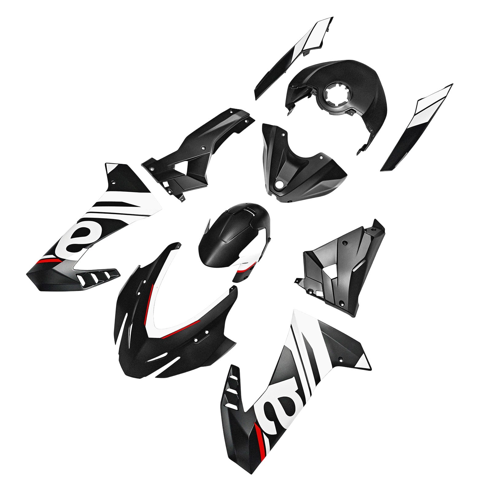 ABS-muovinen korisarja, joka on injektoitu Aprilia RS457 2024-2025 08#