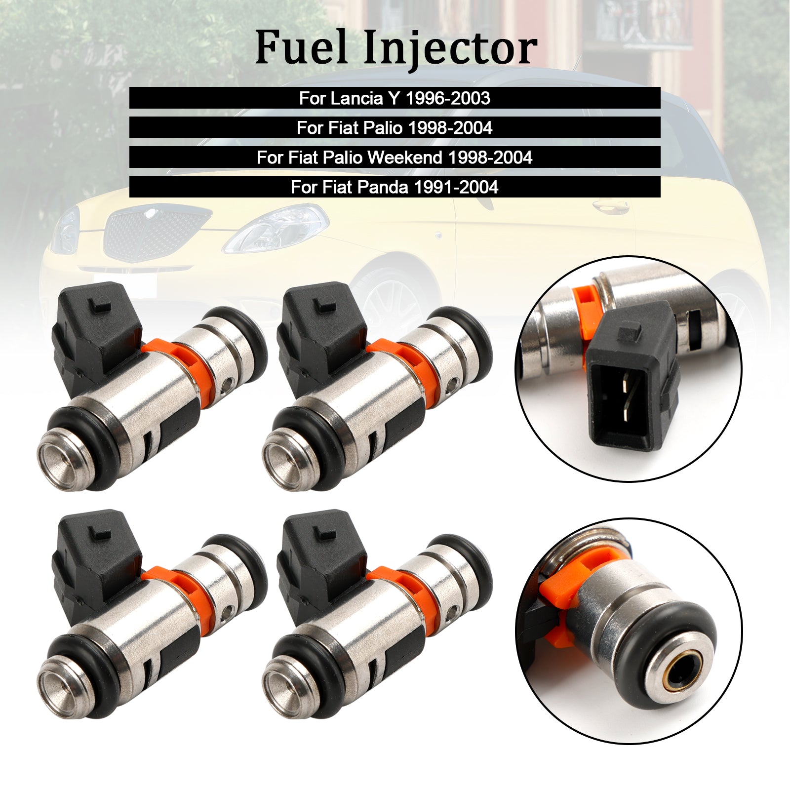 4 szt. Wtryskiwacz paliwa IWP095 dla Fiat Punto 1.4L 2007-2009 dla Fiat Palio 1.6L