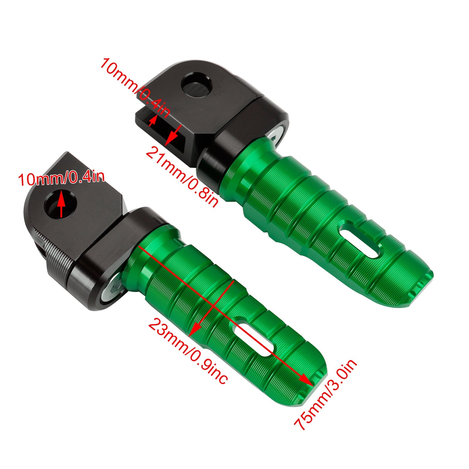 Front poggiapiedi per Kawasaki ZX-4R ZX-4RR 2024-2025 Ninja 400 2018-2024