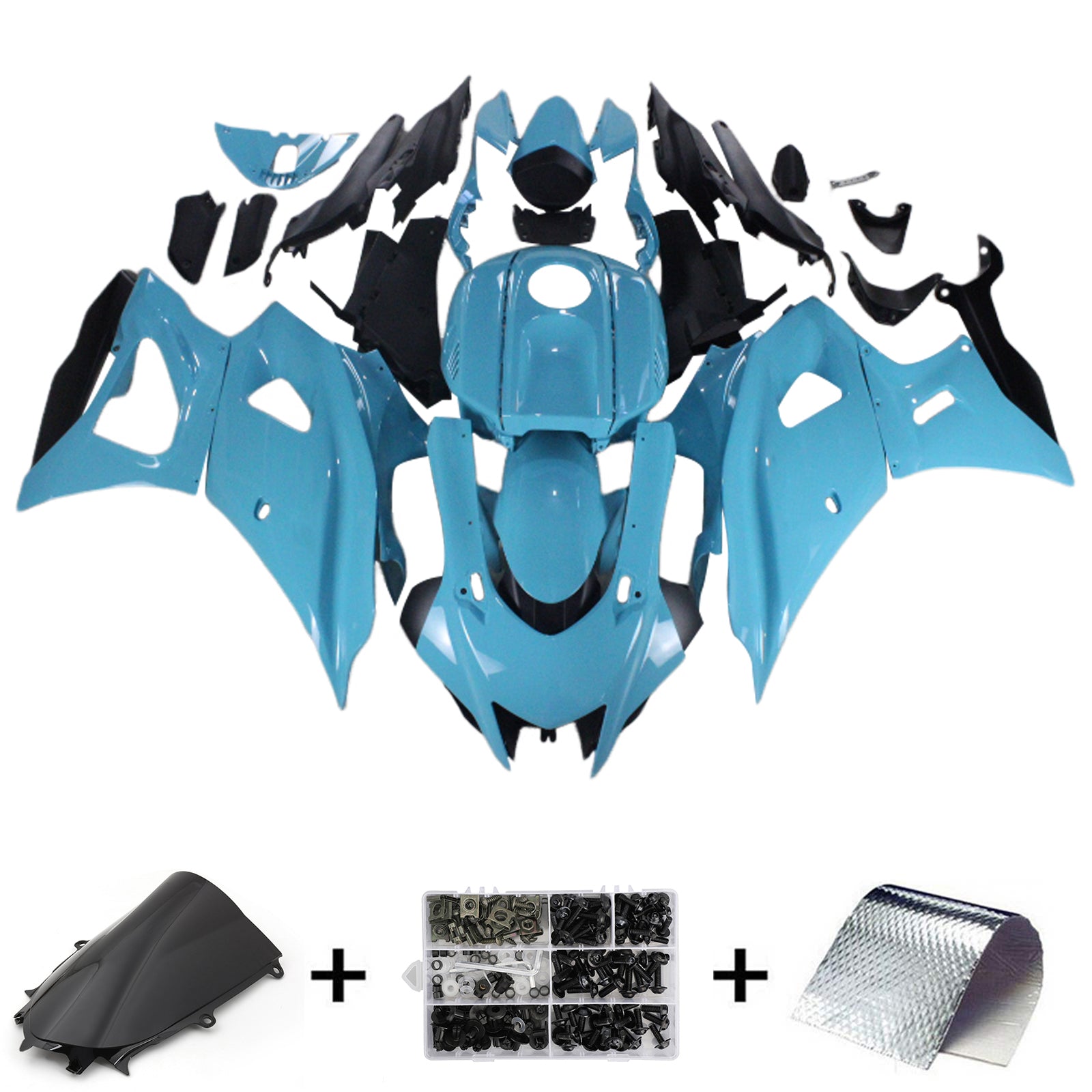 Kit de carénage en plastique injecté compatible avec Yamaha YZF-R7 2021-2025