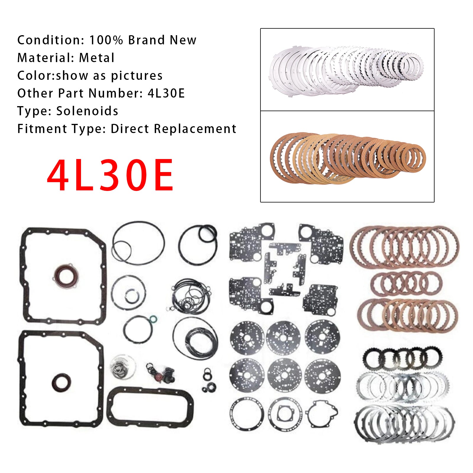 Komplet za popravilo avtomatskega menjalnika 4L30E za Isuzu Rodeo (1992-2004)