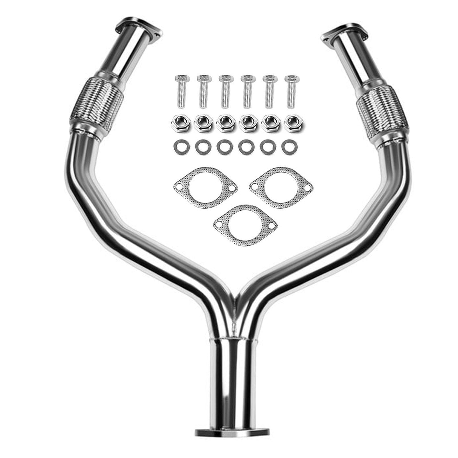 Kit tubo di scarico in acciaio inossidabile Y-HIP per Nissan 370Z 3.7L 2009-2016