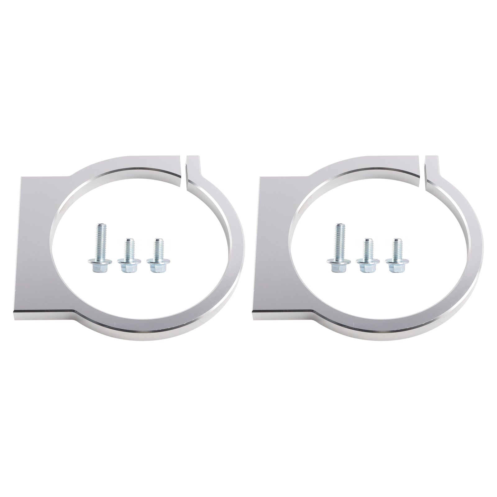 Set van 2 houders voor 2 lb lachgasfles (flesdiameter : 4-3/8 in)