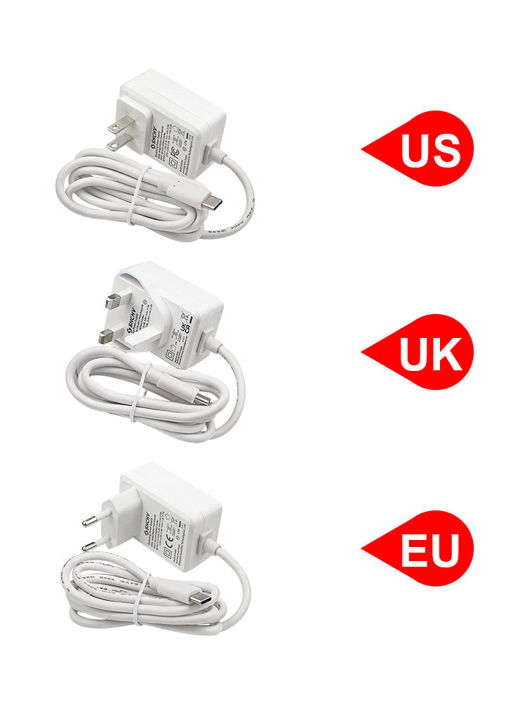 Raspberry Pi 5 Adattatore settoriale, interfaccia USB-C, 27W, 5V5A Potenza, corrente completa