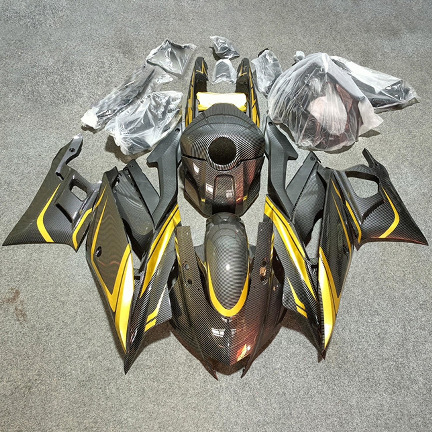 Kit Carenado Inyección Yamaha YZF-R3 R25 2019-2021 Carrocería Plástico ABS