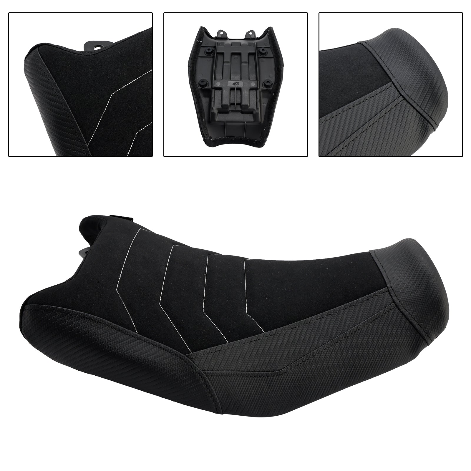 Red Raider voorzadelkussen voor Suzuki V-Strom 250SX (2024-2025), onderste deel.