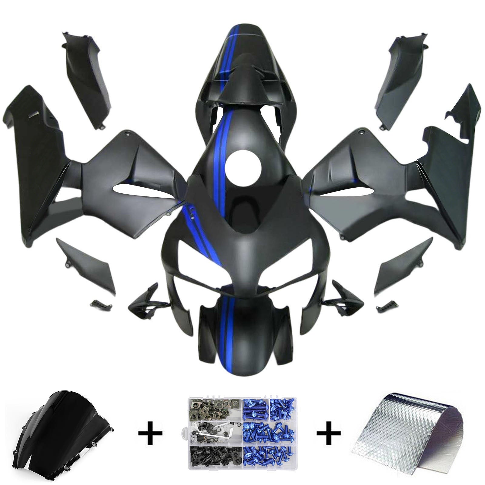 Kit de carénage par injection, carrosserie en plastique ABS pour Honda CBR600RR 2003-2004 F5