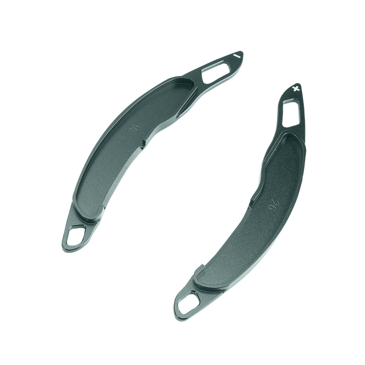 Stuurschakelpaddles voor Mitsubishi ASX 2013-2015, aluminiumgrijs
