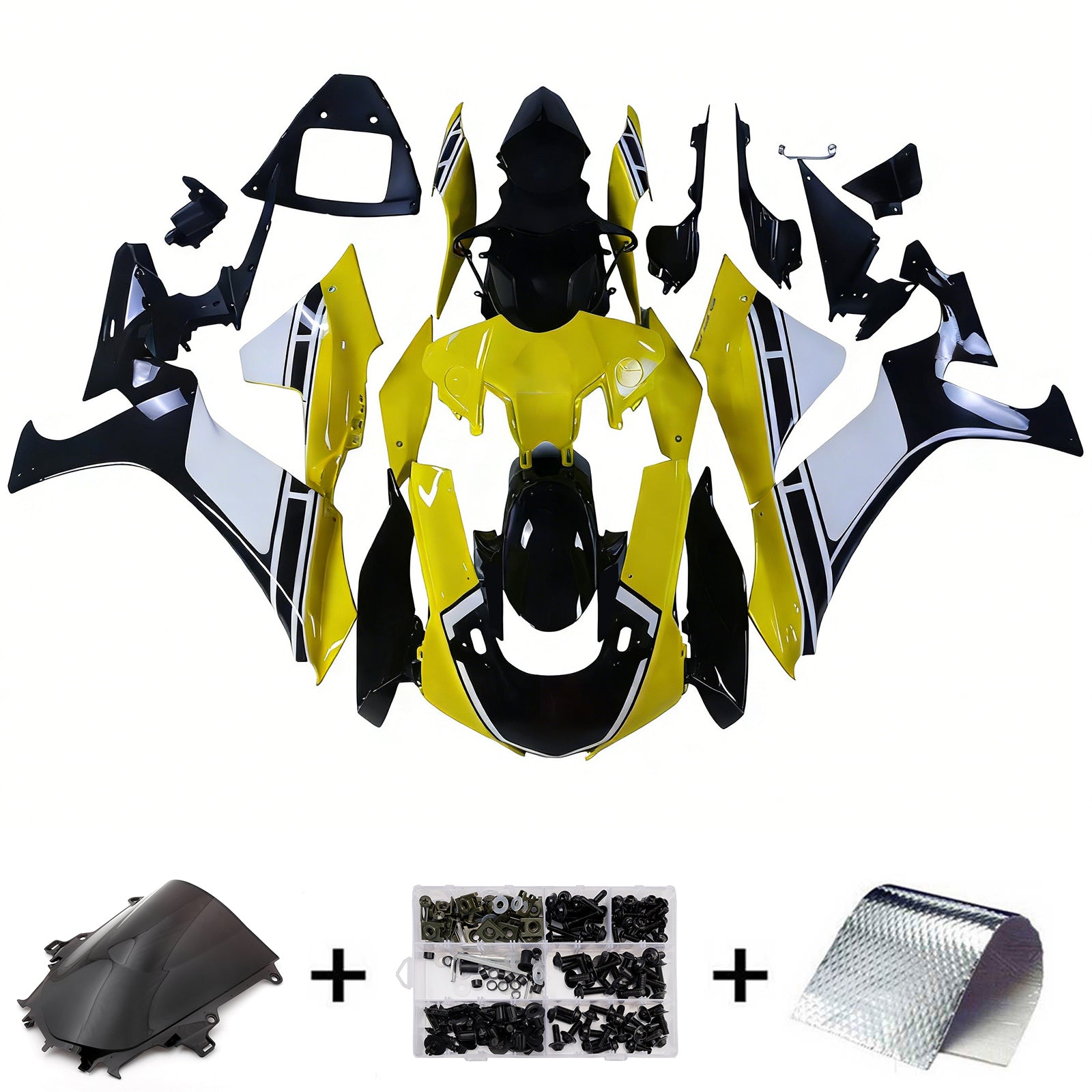 Kit de carénage à injection en plastique ABS pour Yamaha YZF-R1 2020-2026