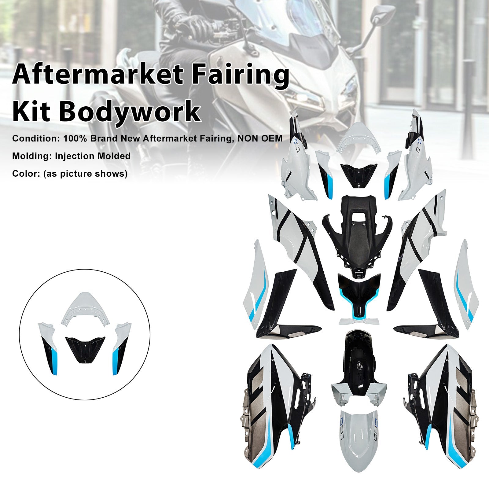 Kit de carénage d'injection pour Yamaha TMAX560 (2025-2026)