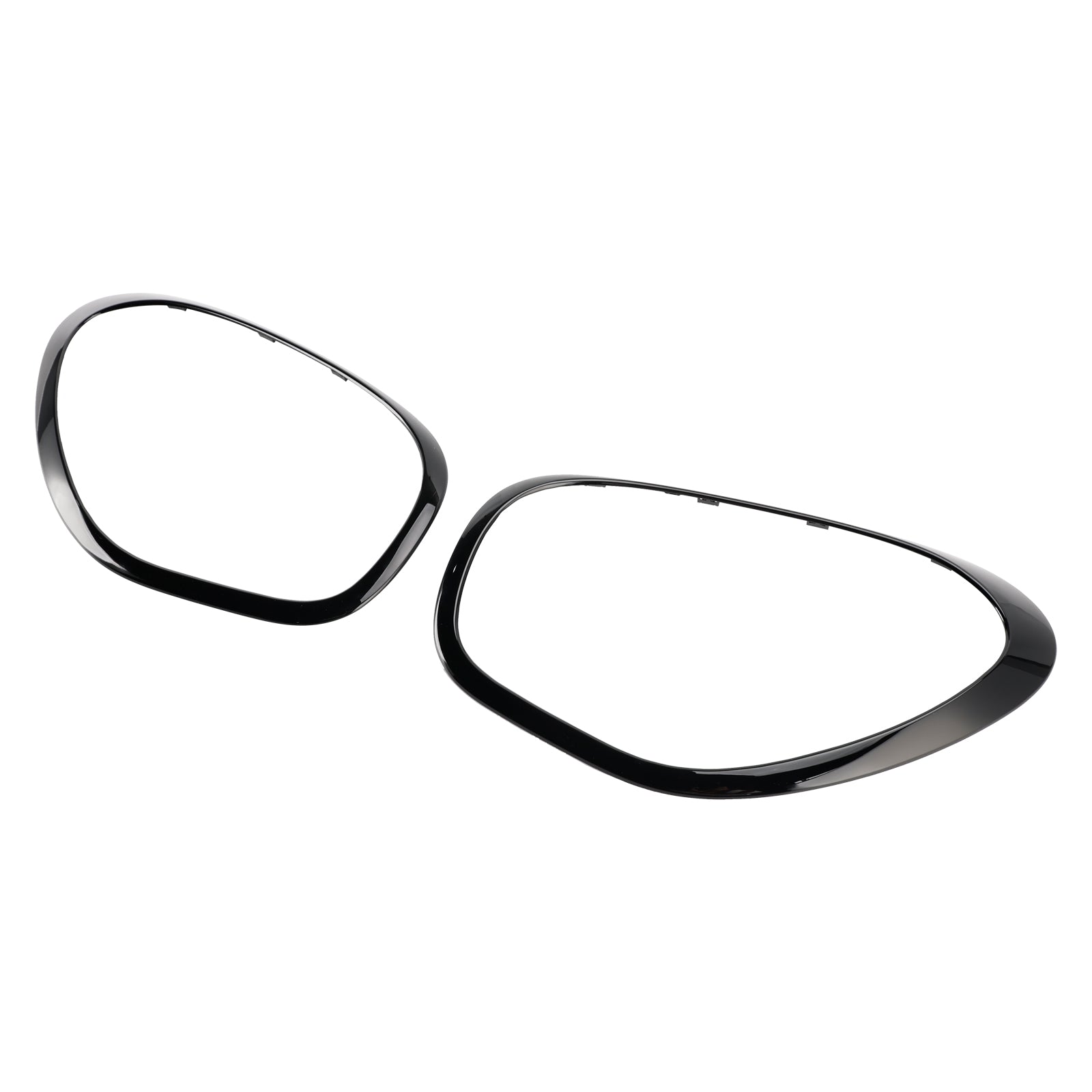 2011-2016 Mini Cooper R60 Countryman (sotto-modello : base, S, s all4) 2 fari neri lucenti con anello decorativo