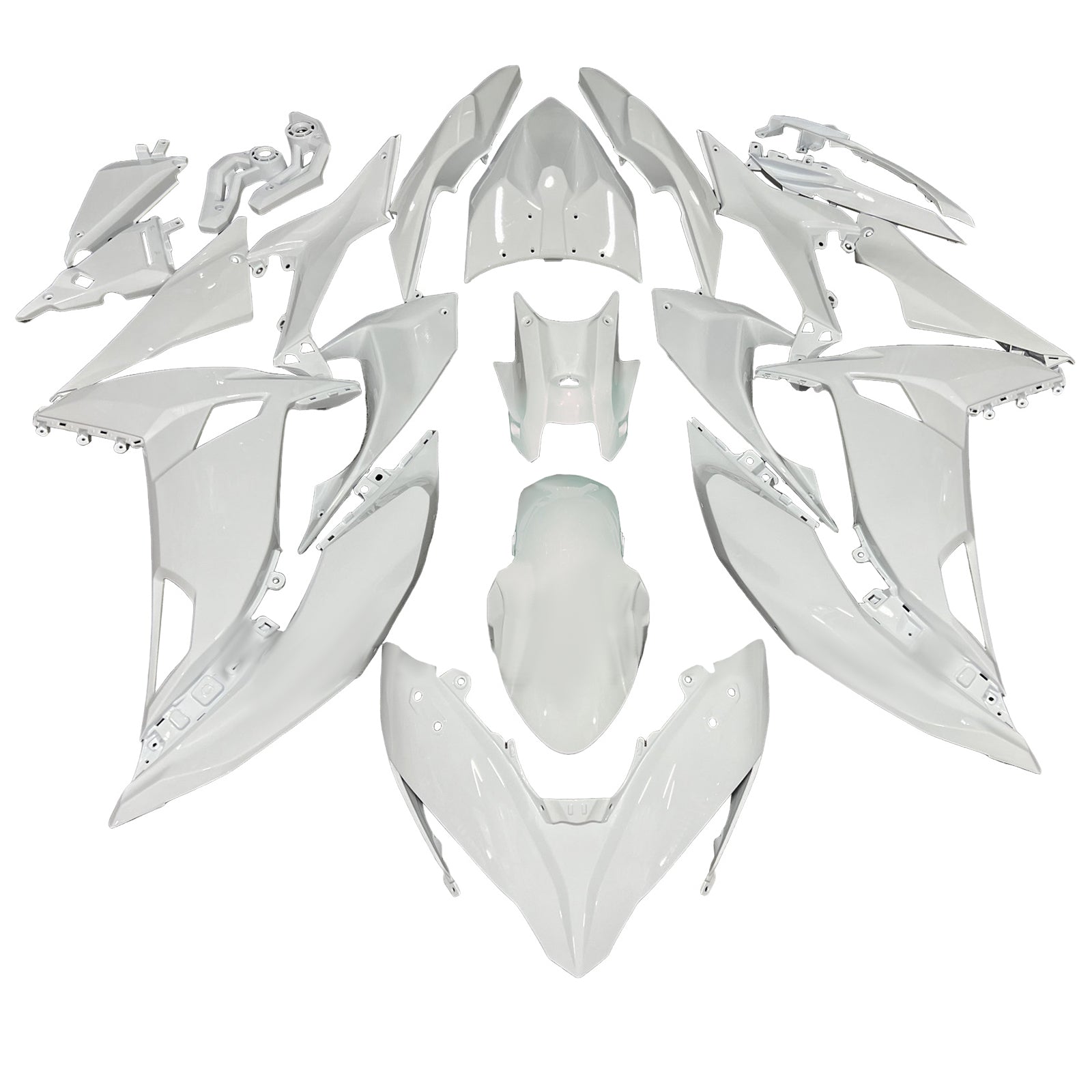 Kit di carenatura a iniezione, carrozzeria in plastica ABS per Kawasaki ER-6F Ninja650R 2017-2019