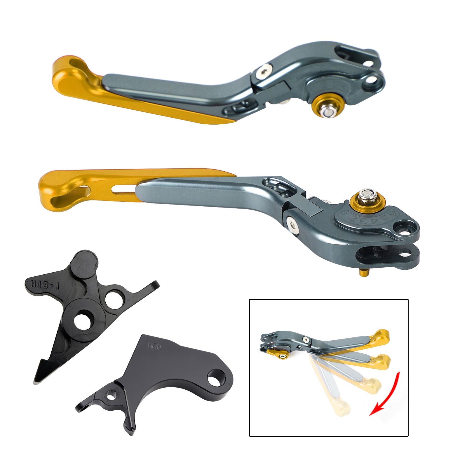 Regulowana dźwignia hamulca i sprzęgła dla Honda CRF1100L Africa Twin 2022-2024