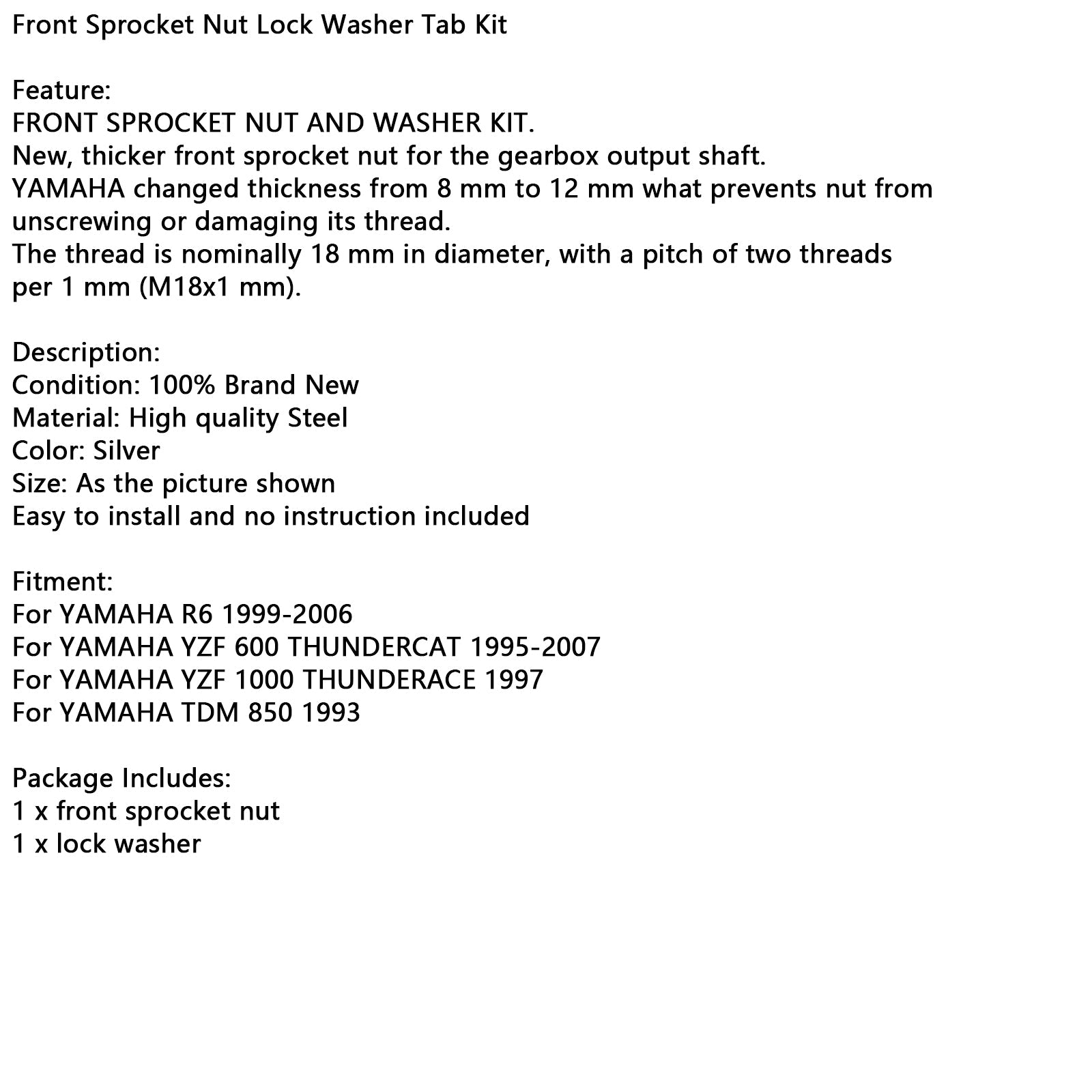 KIT ZA TAB ZA LABENSKEGA DODATKA za Yamaha R6 YZF 600 1000 TDM 850