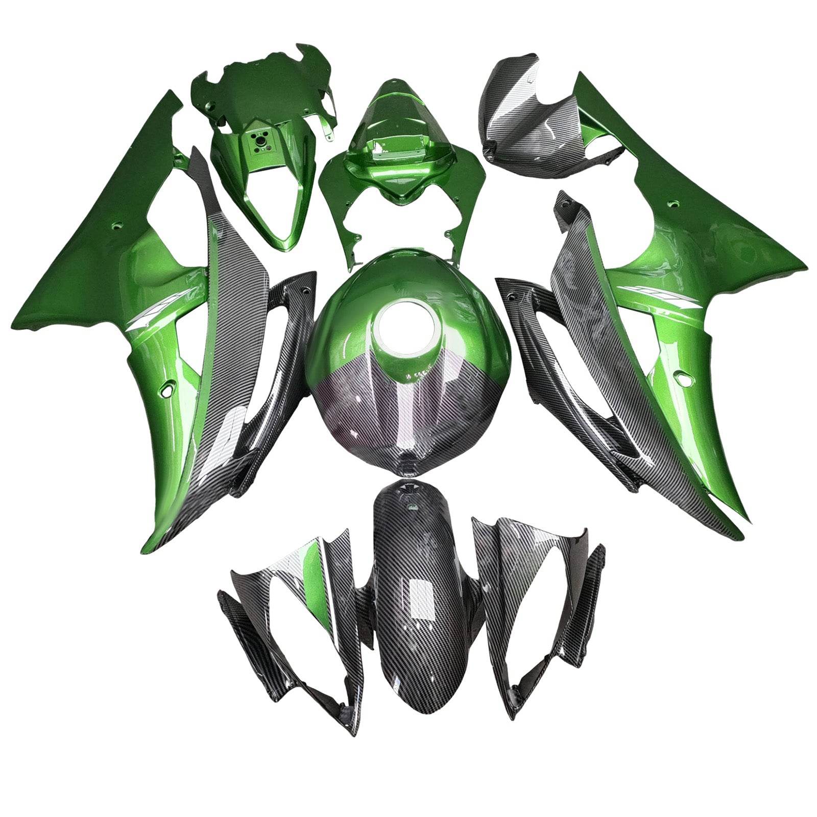 Komplet oklepa iz ABS plastike za Yamaho YZFR6 YZF-R6 2008-2016