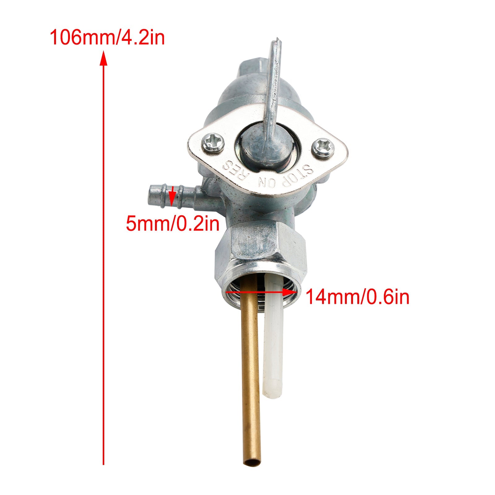 Petcock Fuel Tank Tap para Yamaha RS100 1975-76 YL2 100 1967-1970